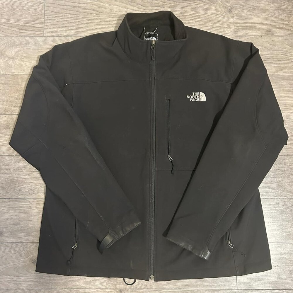 XL - The North Face Apex Softshell Jacket - Black
